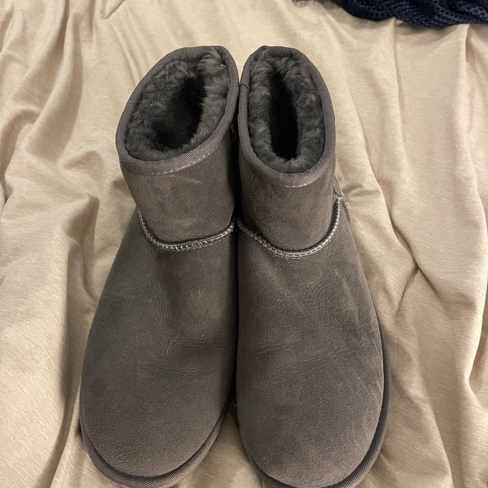 UGG Charcoal Suede Boots - Picture 2 of 6